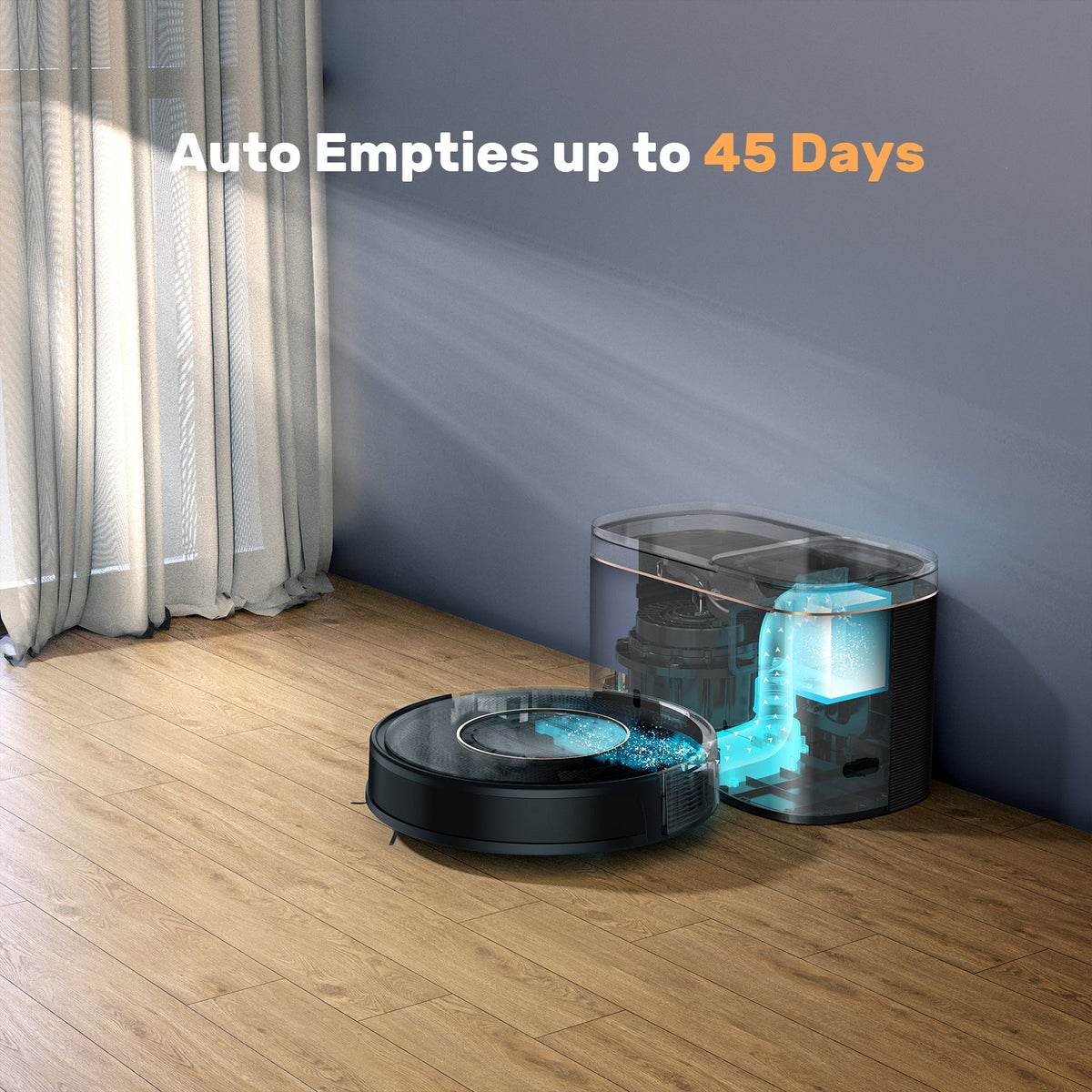 Verefa V60Pro Robot Vacuum Cleaner（Black）