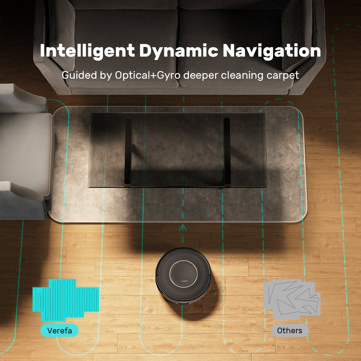 Verefa V60Pro Robot Vacuum Cleaner（Black）