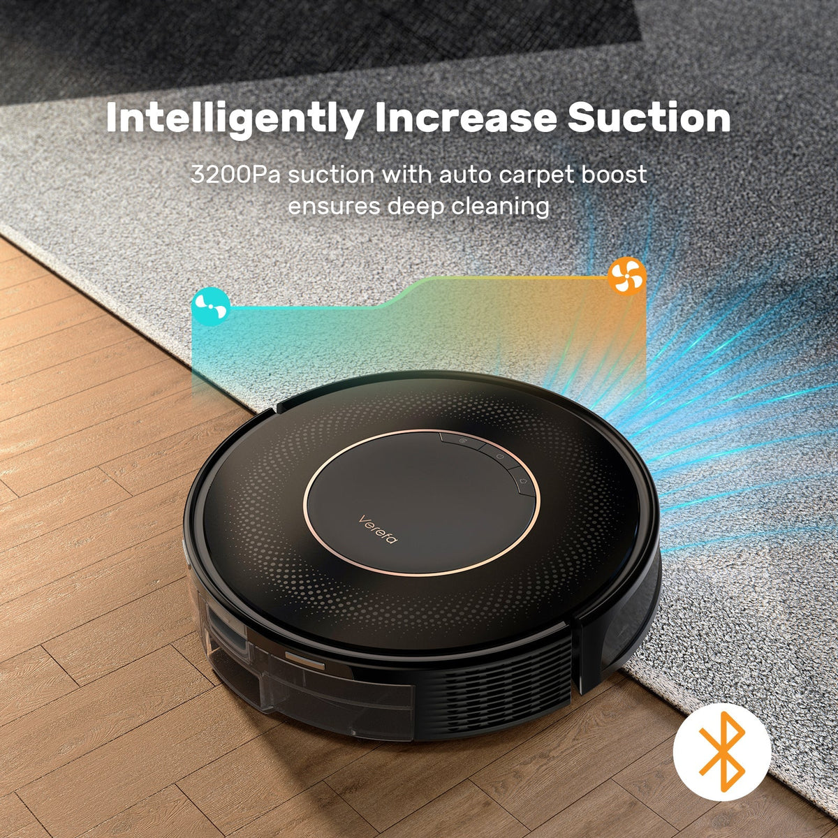 Verefa V60Pro Robot Vacuum Cleaner（Black）