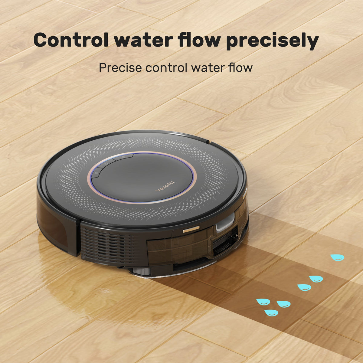 Verefa V60M Pro Cleaning Robot  (Black)