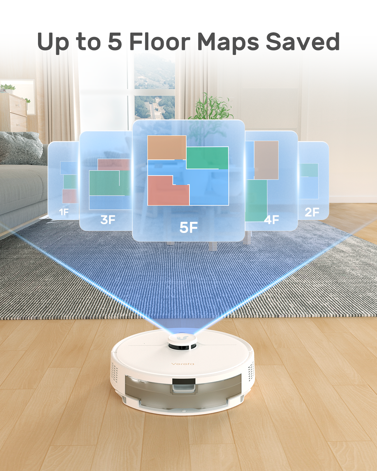 Verefa L20M Robot Vacuum and Mop Combo