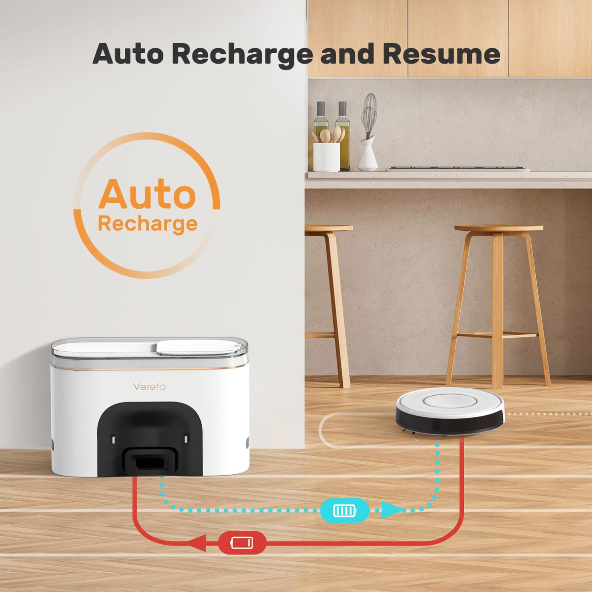 Verefa V60M Pro Cleaning Robot (White)