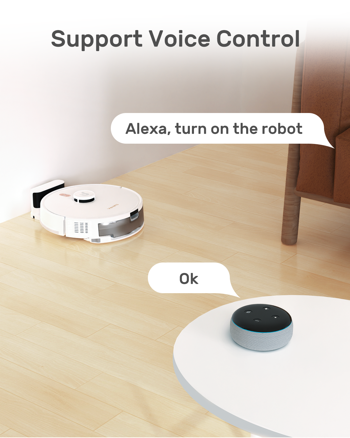 Verefa L20M Robot Vacuum and Mop Combo