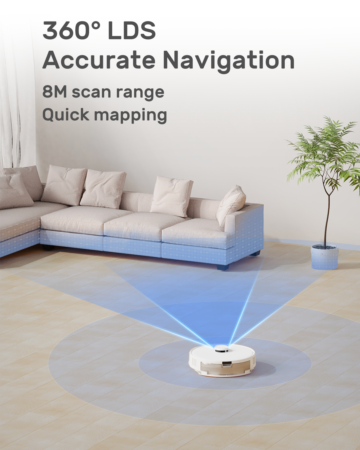 Verefa L20M Robot Vacuum and Mop Combo