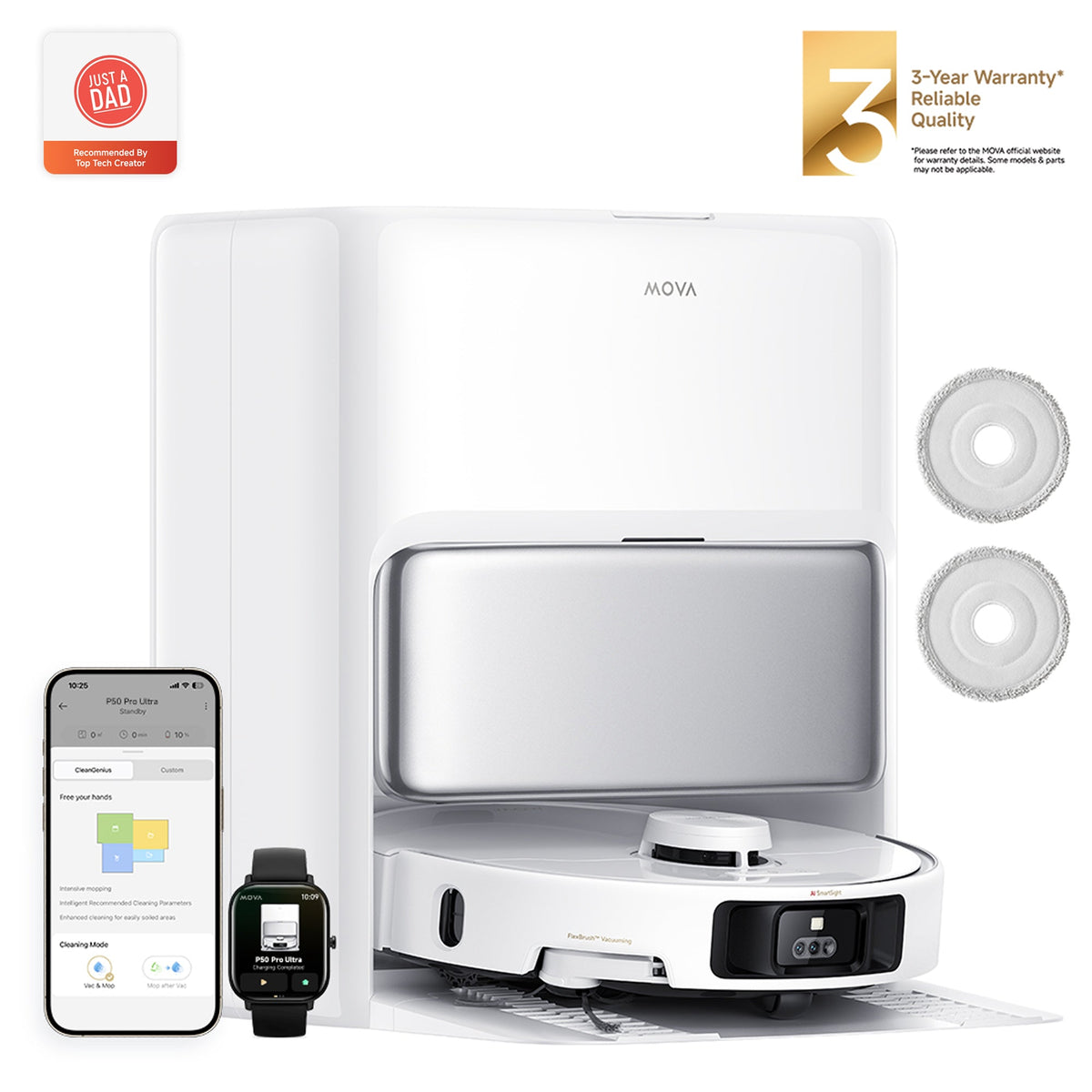 【Live Only】MOVA P50 Pro Ultra Robot Vacuum