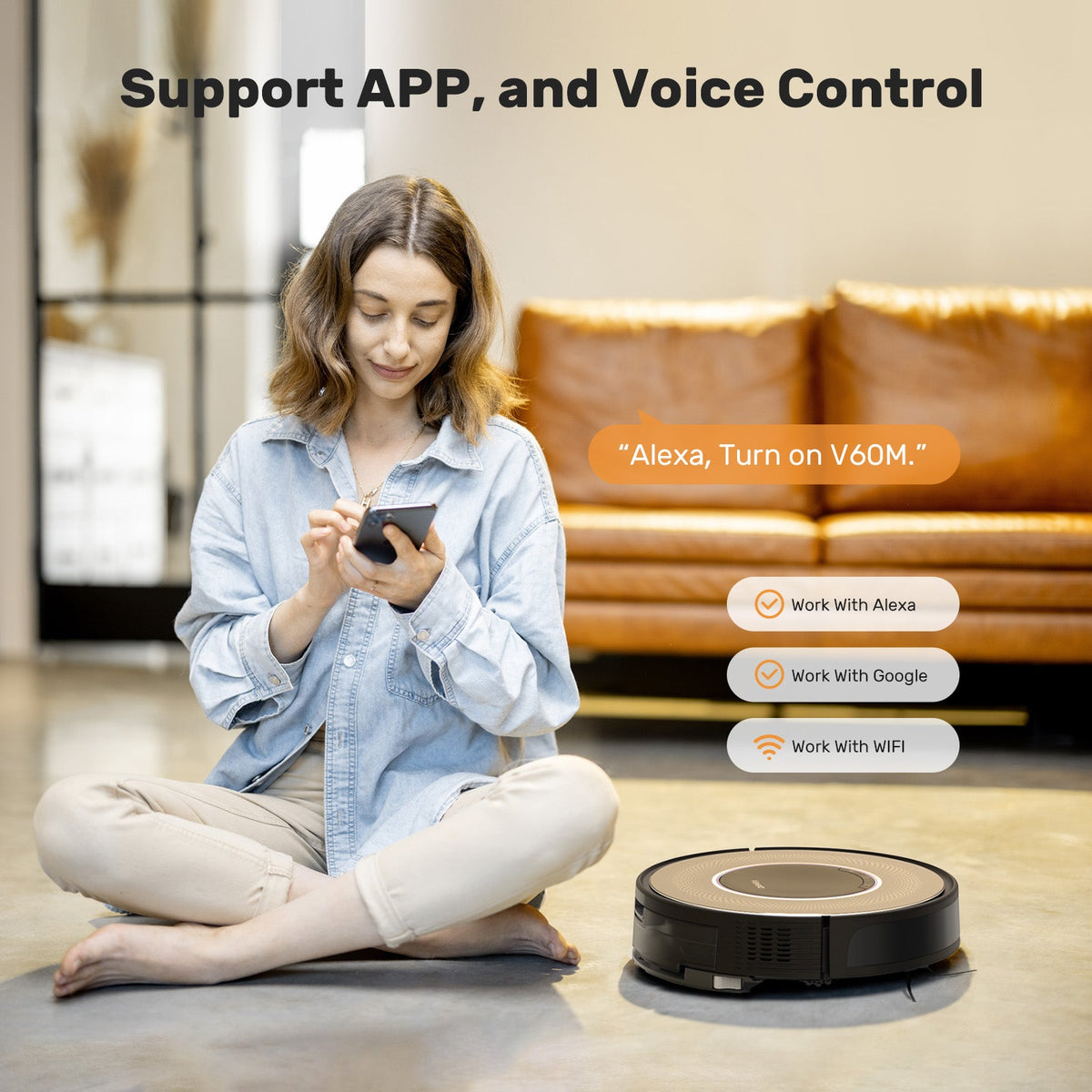 Verefa V60M Robot Vacuum Cleaner