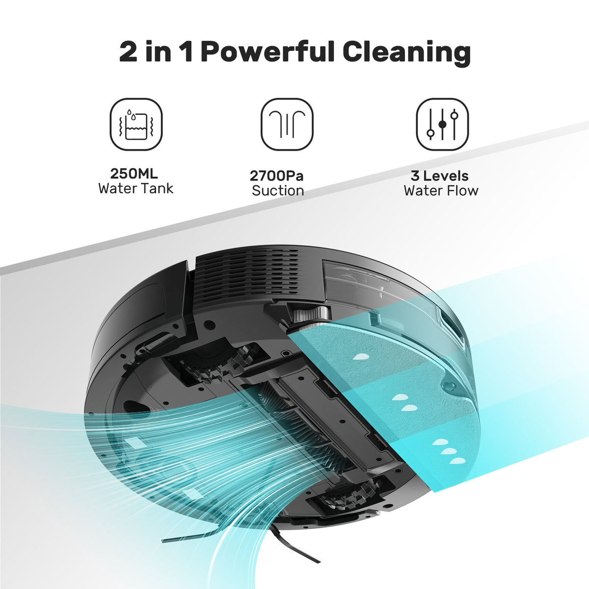 Verefa V60M Lite Robot Vacuum And Mop