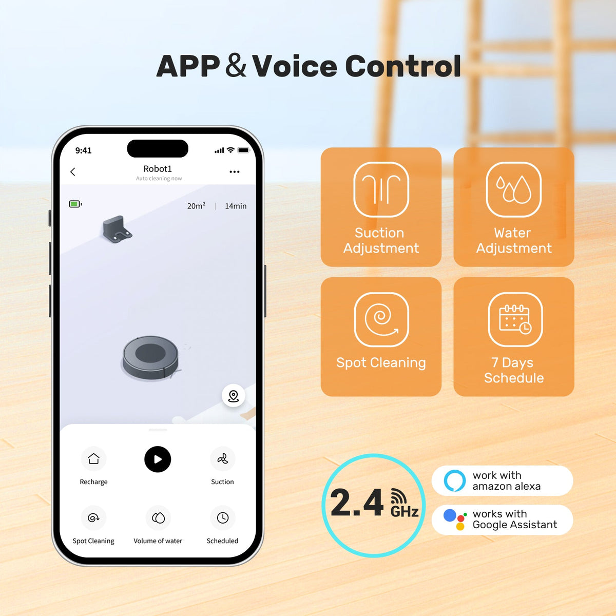 Verefa V60M Lite Robot Vacuum And Mop