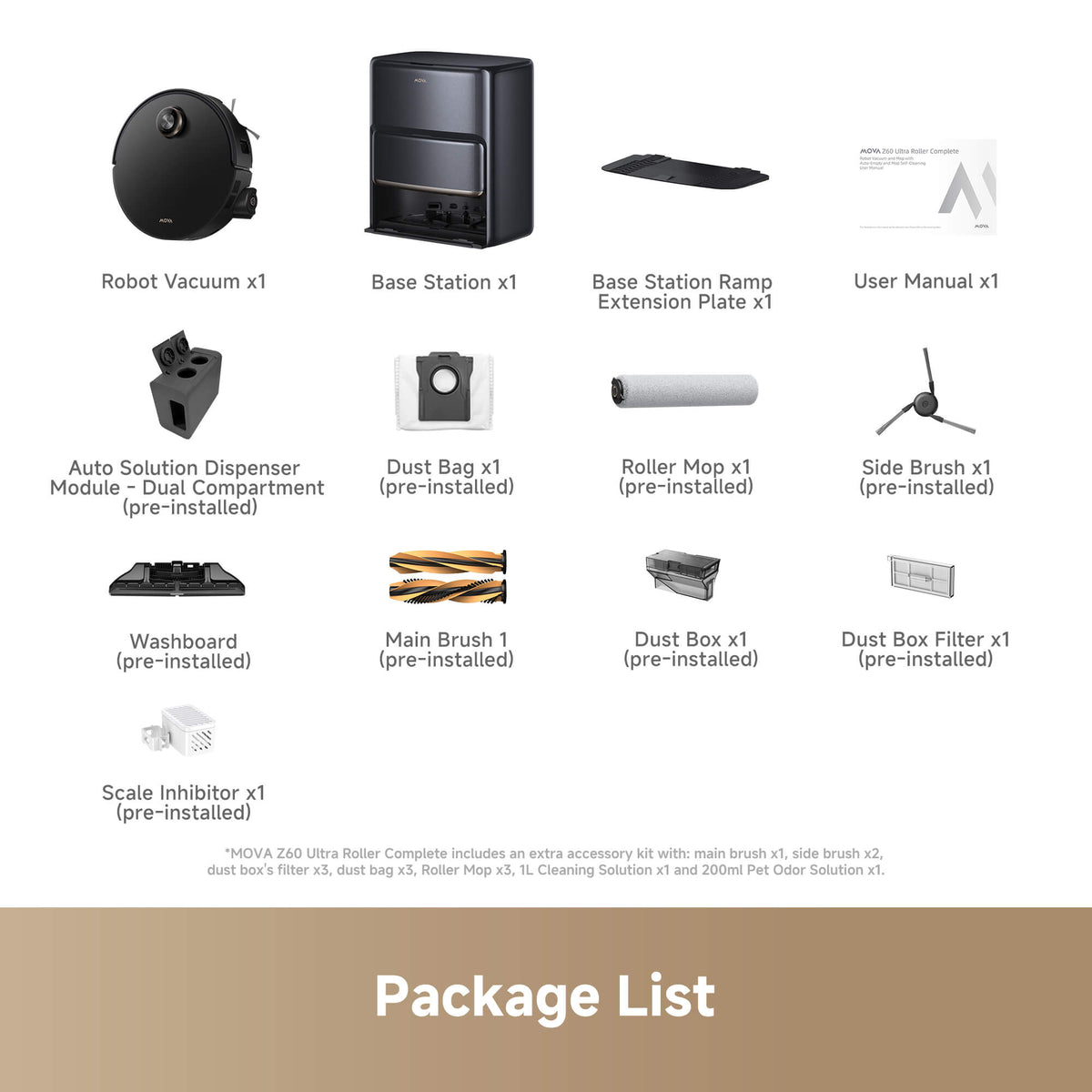 MOVA Z60 Ultra Roller Complete Robot Vacuum